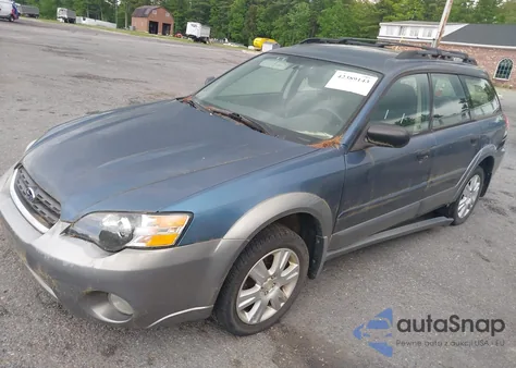 2005 Subaru Outback 2.5I z USA, uszkodzony, nr VIN 4S4BP61CX57357566
